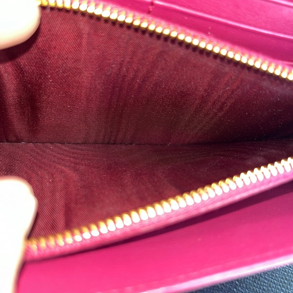 PRADA Tessuto Nylon Quilted Continental Flap Wallet Ibisco - Picture 8 of 16